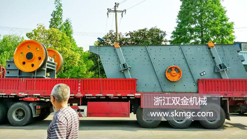 浙江双金机械颚式破碎机,圆振动筛